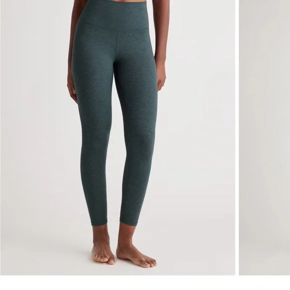 Quince green soft Leggings size m - Picture 4 of 4